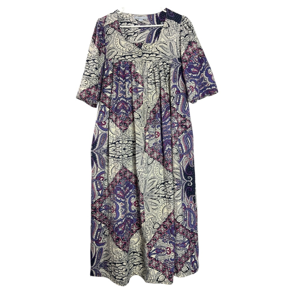 Only Necessities Paisley MuuMuu House Dress